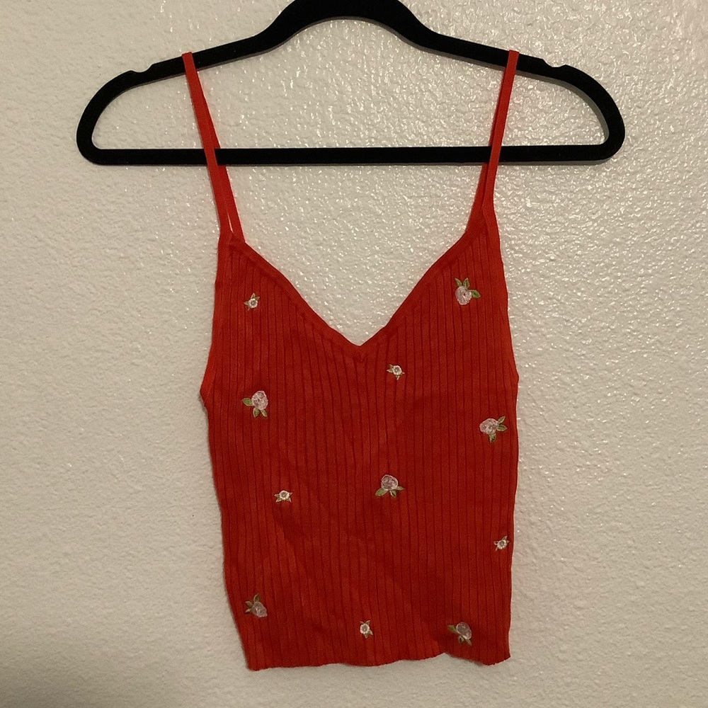 Orange Tank Top by Kendall & Kylie